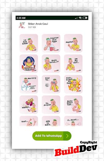 Kumpulan Stiker WA Keren 2021 WAStickerApps screenshot 4
