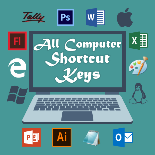 Computer Shortcut Keys: 500  Shortcut Keys icon