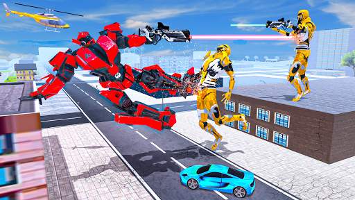 Dino Robot Car Transformation: Dinosaur Robot Game screenshot 4