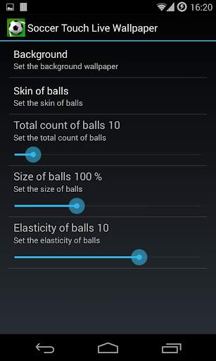 Soccer Touch Live Wallpaper screenshot 6
