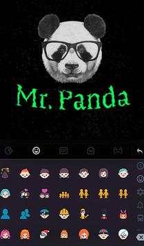 Mr. Panda Keyboard Theme screenshot 3