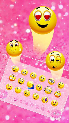 Pink Diamond Crown Keyboard screenshot 3