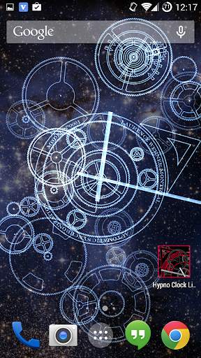 Hypno Clock Live Wallpaper screenshot 1
