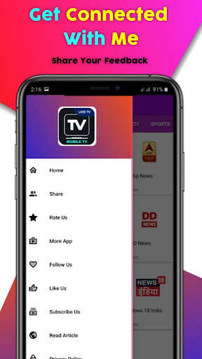 Live Tv Mobile App screenshot 3