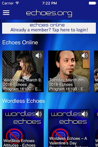 Echoes App screenshot 2