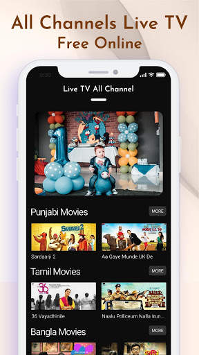 Live TV All Channels Free Online 2 تصوير الشاشة