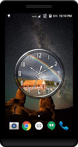 Rainbow Clock Live Wallpaper screenshot 4