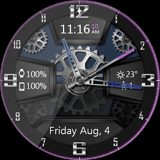 Carbon Gears HD Watch Face screenshot 14