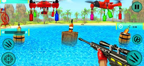 Flip Bottle Shooting Games screenshot 2