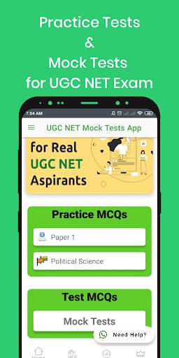 UGC NET Mock Tests App screenshot 1