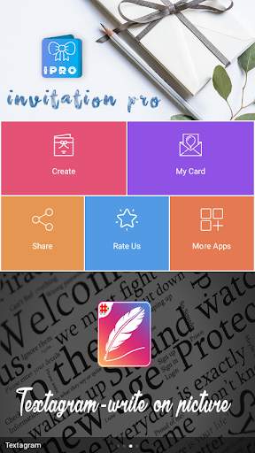 Invitation Card Maker Pro screenshot 1