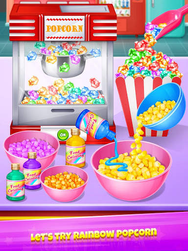 Popcorn Maker - Yummy Rainbow Popcorn Food screenshot 3