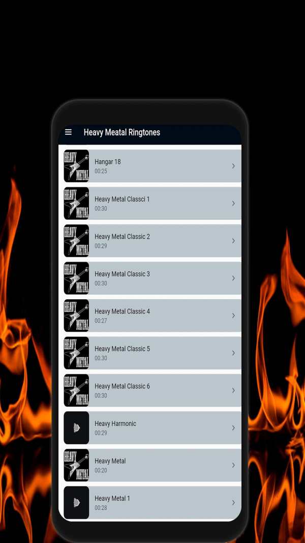 Heavy metal ringtones screenshot 2