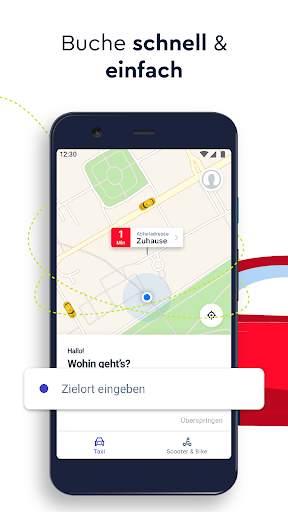 FREE NOW (mytaxi) - Taxi, Voi, TIER, MILES, emmy screenshot 7