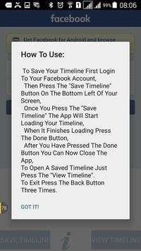 Offline Access For Facebook screenshot 3