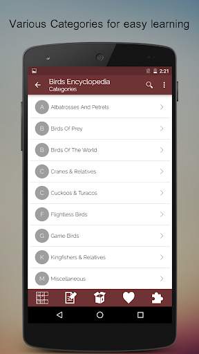 Birds Encyclopedia Offline App screenshot 2