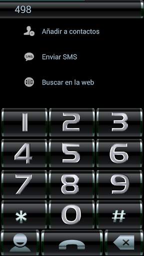THEME METAL BLACK FOR EXDIALER screenshot 2
