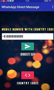 Direct message in whatsapp screenshot 1