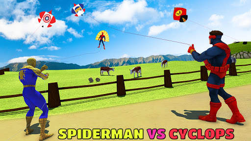 Superhero Kite Battle - Flying Master 3D screenshot 5