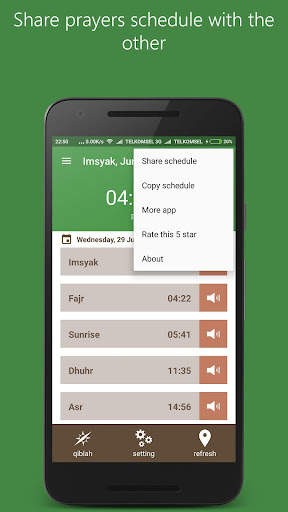 Prayer times, Qiblah, Adzan screenshot 7
