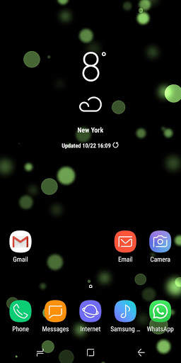 Amoled Particles Live Wallpaper Parallax screenshot 8
