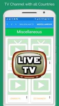 Live TV for android screenshot 2