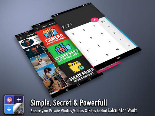 Hide Pictures and Videos by Calculator Vault screenshot 2