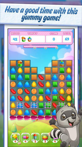 Sweet Candy Yummy 🍮 Color Match Crush Puzzle screenshot 2