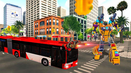 Metro Bus Robot Transform War–Helicopter Robot 21 screenshot 3