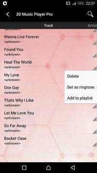 3D Music Player Pro screenshot 2