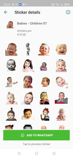 Babies Stickers Children Cute 👶 screenshot 4