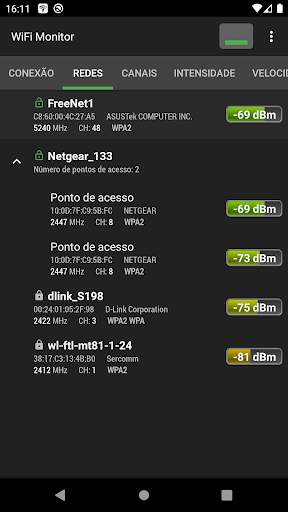 WiFi Monitor: analisador de redes Wi-Fi screenshot 3