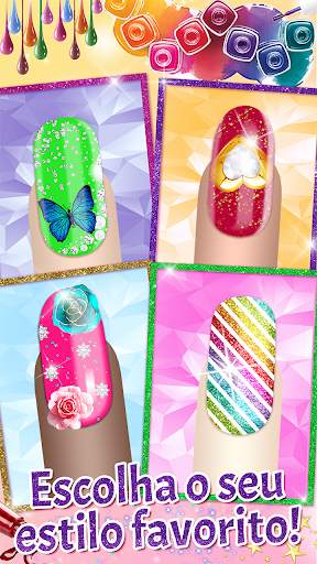 Salão de Unhas Decoradas Jogo screenshot 1