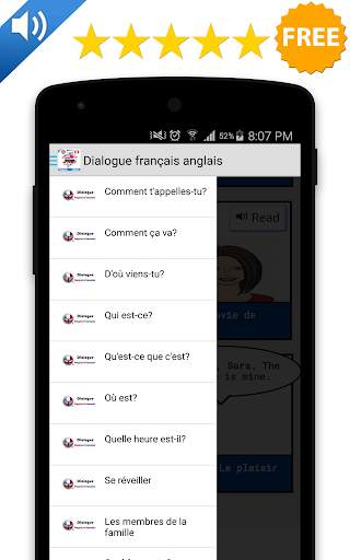 Dialogue français anglais скриншот 3
