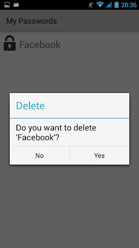 My passwords screenshot 6