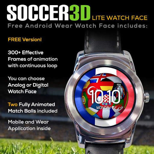 Soccer 3d Lite Watch Face screenshot 2