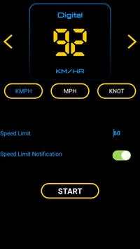 Speedometer-Odometer, GPS & Trip Meter HUD View screenshot 2