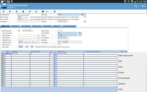 Liquid UI Client for SAP screenshot 23