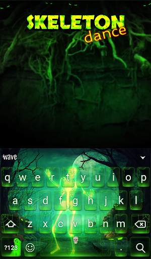 Skeleton Dance 4 Keyboard   Live Wallpaper screenshot 2