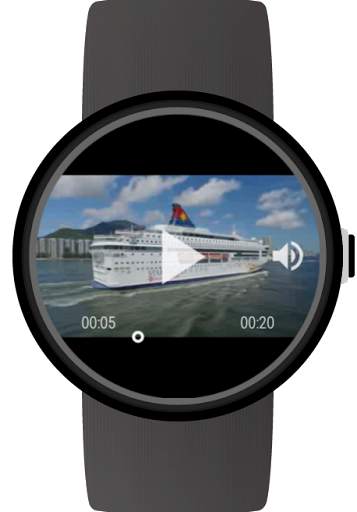 Video Gallery for Wear OS (Android Wear) स्क्रीनशॉट 1