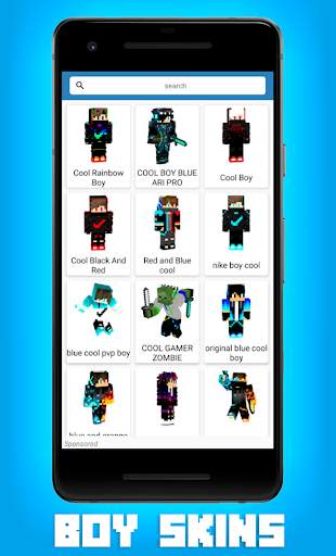 Boys Skins for Minicarft PE screenshot 6
