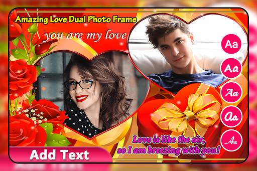 Amazing Love Dual Photo Frame screenshot 2
