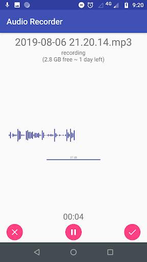 Audio Recorder Mp3 Dictaphone screenshot 3