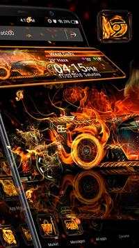 Fire Car 3D Glass Tech Theme🔥🚓️ screenshot 2