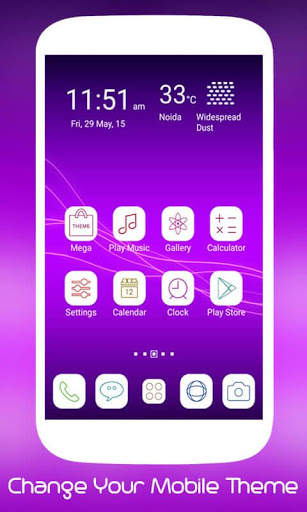 Flatli Mega Launcher Theme screenshot 1