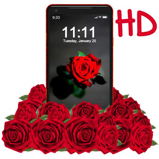 Shine Red Rose APUS Live Wallpaper 1.0