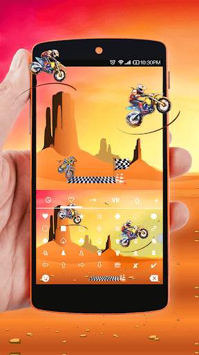 Emoji Keyboard of Bicycle Game screenshot 6