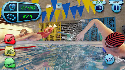 Swimming Pool Water Race Game screenshot 3