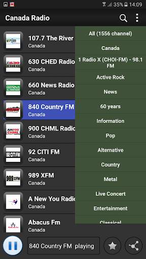 Radio Canada screenshot 2