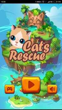 Crush Cubes - Cat Rescue screenshot 1